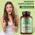 24-In-1 Soursop Supplement - Improve Skin Health, Promote Energy, Immunity, Promote Digestion, Maintain Overall Health